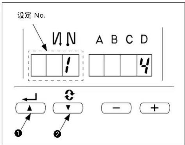 设定 No. V N A B C D 1 4 ① ② - +