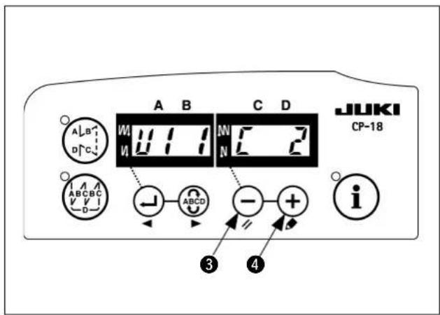 A B C D JUKI CP-18 A B D C W 1 1 1 W 1 1 1 N L 2 ABCBC V V I D- ↓ ABCD - + + i 3 4