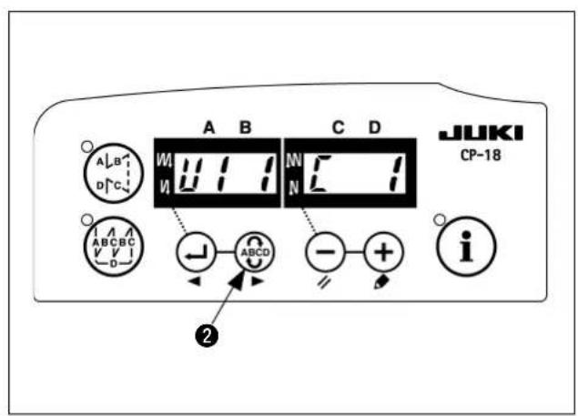 A B C D JUKI CP-18 A B D C W W I I W I I I N L I ABCDC V V I D ABCD - + i ②