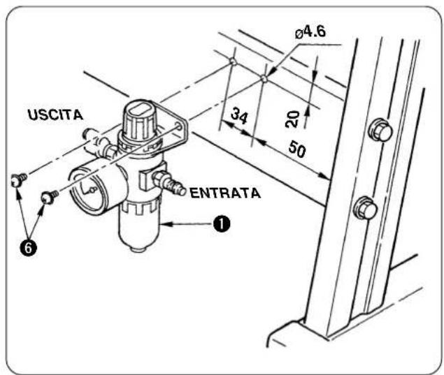 USCITA ENTRATA ① ⑥ 34 20 50 Ø4.6