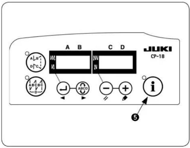 A B C D JUKI CP-18 A B 0°C W N N ABCDC - + i 5