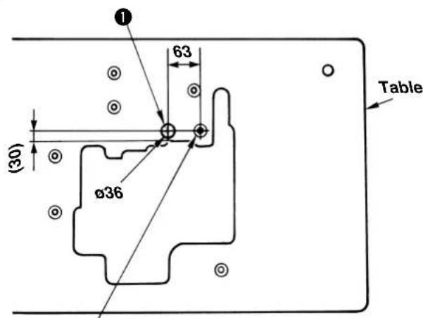 ① 63 (30) Ø36 Table