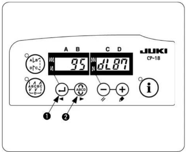 A B C D W 95 N DL87 N JUKI CP-18 ABCDC ABCDC D- + - + i ① ②