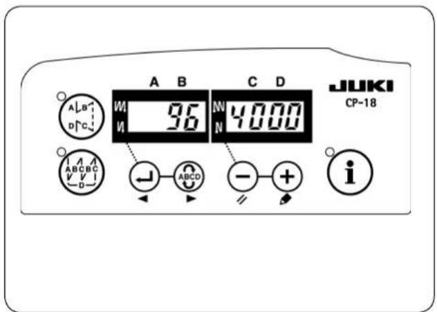 A B C D W 96 N 4000 CP-18 A B C V V I - D - ← ABCD - +