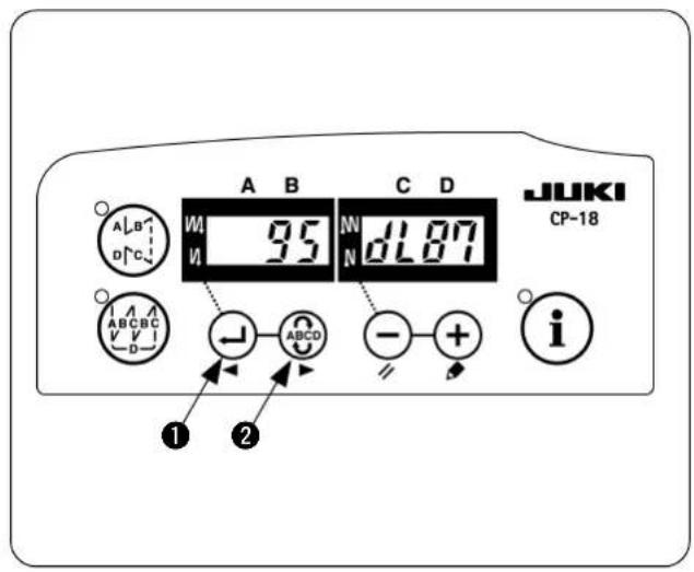A B C D JUKI CP-18 W 95 N 0L87 N ABCDC ABCD - + i ① ②