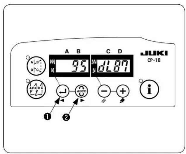 A B C D JUKI CP-18 W 95 N 0L07 N N ABCDC ABCD - + i ① ②