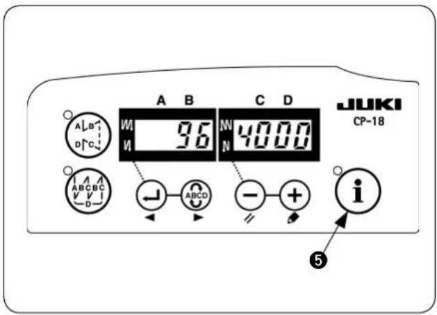 A B C D JUKI CP-18 36 4000 A B C D C A ABCB C V V I D ← ABCD - + i ⑤