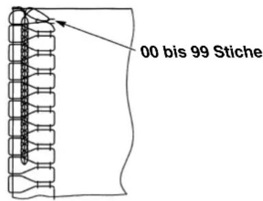 00 bis 99 Stiche