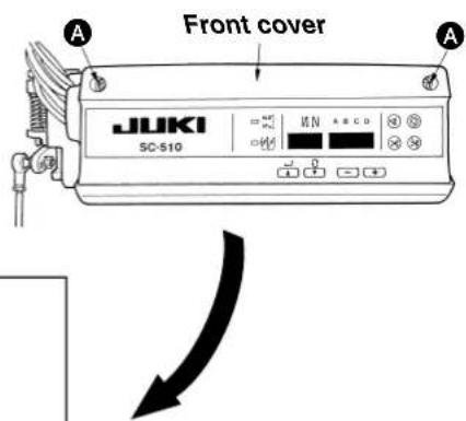 Front cover JUKI SC-510 A A