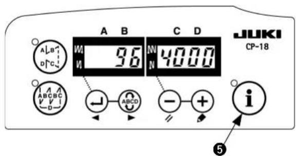 A B C D JUKI CP-18 A B D C 96 4000 ABC V D ABCO - + i ⑤