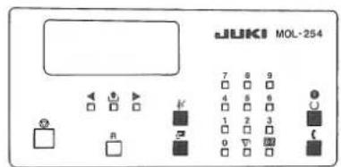 JUKI MOL254 - NOMBRES Y FUNCIONES DE LOS COMPONENTES - 2