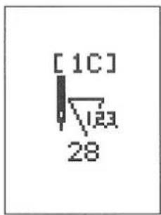JUKI MOL254 - Setting screen / Einstellungsanzeige / Ecran de paramétrage / Modo de fjar la pantalla / Schermo di impostazione - 5