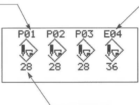 JUKI MOL254 - Setting screen / Einstellungsanzeige / Ecran de paramétrage / Modo de fjar la pantalla / Schermo di impostazione - 3