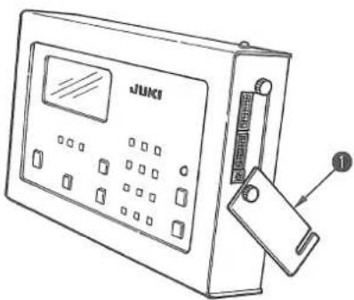JUKI MOL254 - Setting of DIP switches / Einstellung der DIP-Schalter / Positionnement des interrupteurs DIP/ Fijación de los interruptores DIP / Impostazione degli'interruttori DIP - 1