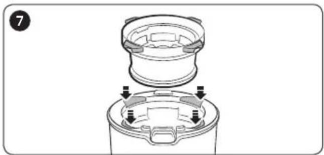 SAMSUNG VS20T7531T4 - Vider et nettoyer le réservoir de poussière - 5