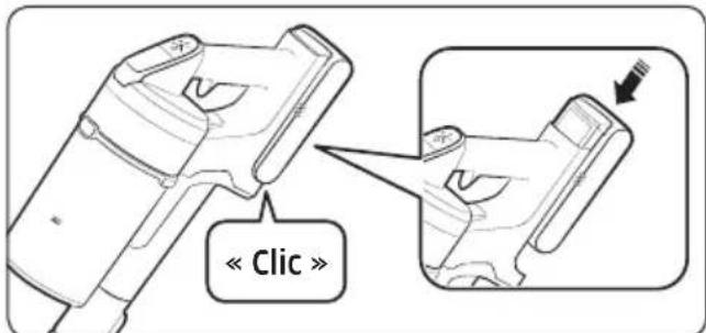 SAMSUNG VS20T7531T4 - Éjection de la batterie - 1