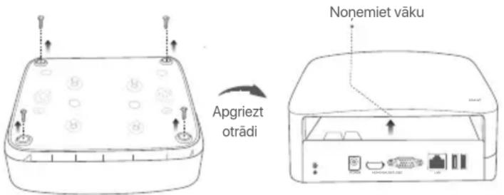 Tenda N3L4H V2.0 - I Instalējiet HDD - 2