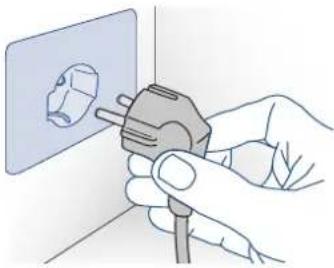 KITCHENAID KCVCX 20901L - Connection to the electrical power supply - 1