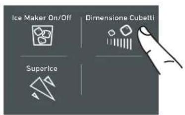 KITCHENAID KCVCX 20901L - Dimensione cubetti di ghiaccio Ice Maker - 3