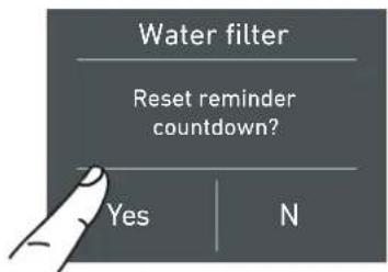 KITCHENAID KCVCX 20901L - 6b) Reset Filter - 4