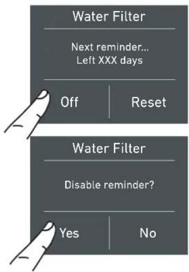 KITCHENAID KCZCX 20901R - 6a) Water Filter Deactivation - 3