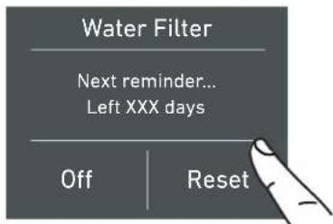 KITCHENAID KCZCX 20901L - 6b) Reset Filter (Suodattimen nollaus) - 6
