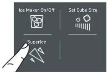 KITCHENAID KCZCX 20901L - 5a) Set Ice cube Size - SuperIce - 5