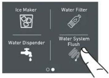 KITCHENAID KCZCX 20901L - 7) Manual Clean (manuell rensing), Water Filter (vannfilter) - 2