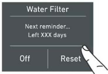 KITCHENAID KCVCX 20901R - 6b) Reset Filter (Suodattimen nollaus) - 6