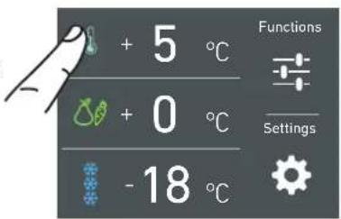 KITCHENAID KCVCX 20901R - Extinction du compartiment réfrigérateur et fresco. - 1