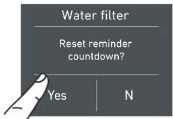 KITCHENAID KCVCX 20901R - 6b) Reset Filter - 8