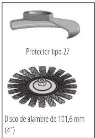 Protector tipo 27 Disco de alambre de 101,6 mm (4")