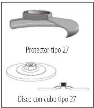 Protector tipo 27 Disco con cubo tipo 27