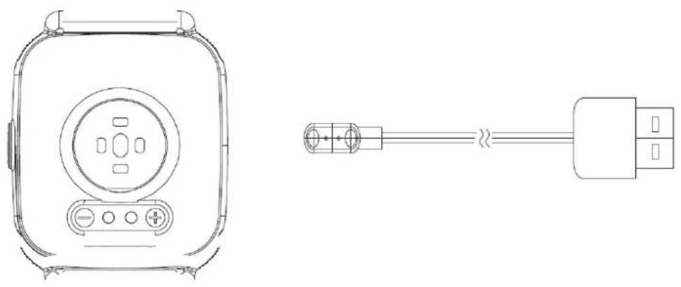 DENVER SWK110P - Comment charger la montre - 1