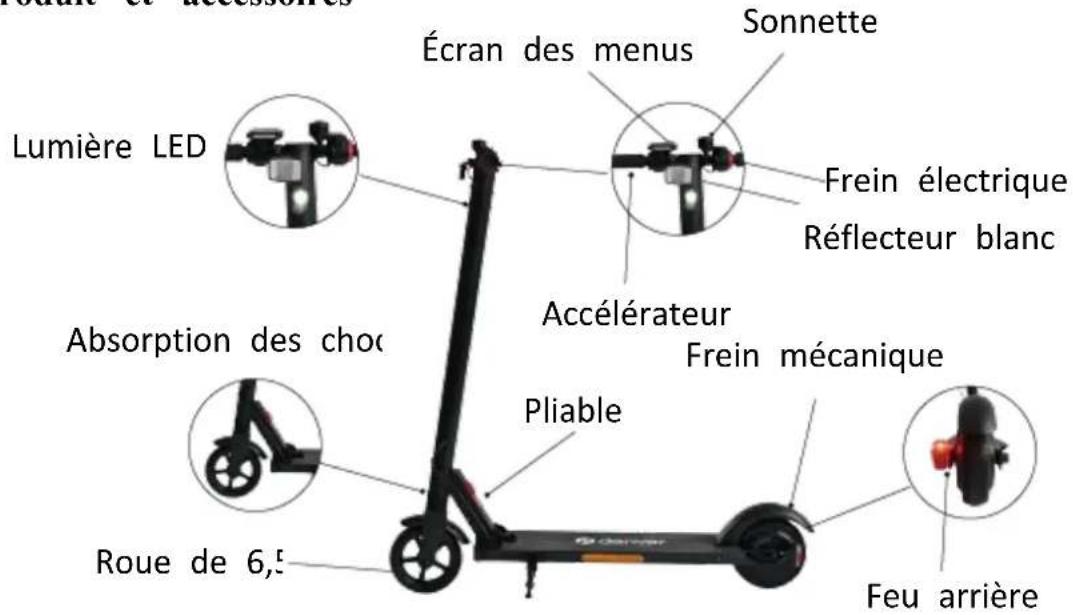 DENVER SEL65115O - Produit et accessoires - 1