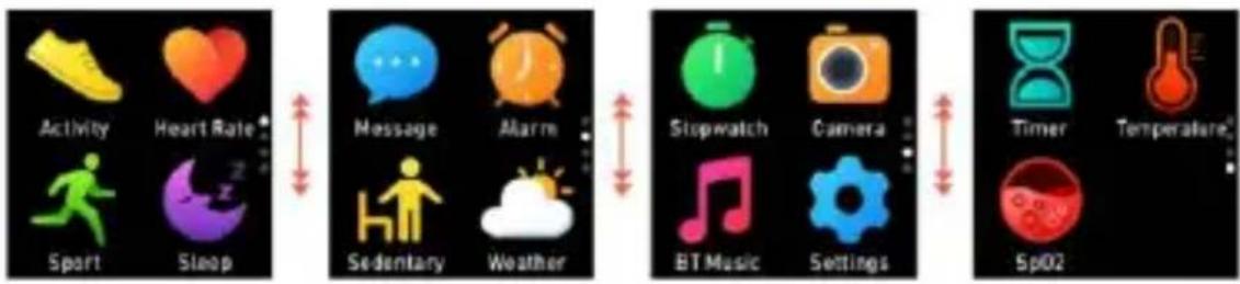 DENVER SW165 - Menu navigation - 7