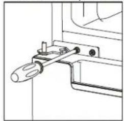 BRANDT BFC8611NX - Inverser le sens d'ouverture des portes - 8
