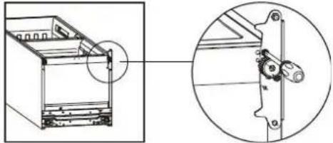 BRANDT BFC8611NX - Inverser le sens d'ouverture des portes - 5