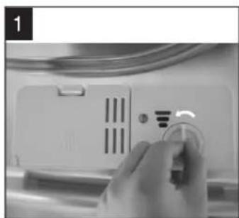 SIGNATURE SDW8002EWNE - Comment remplir le distributeur de liquide de rinçage - 1