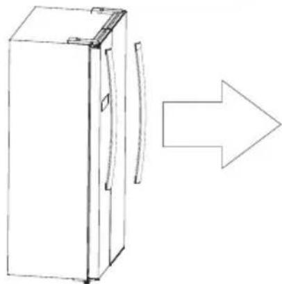 DAEWOO WFRNH540B2X - Enlever les poignées - 2