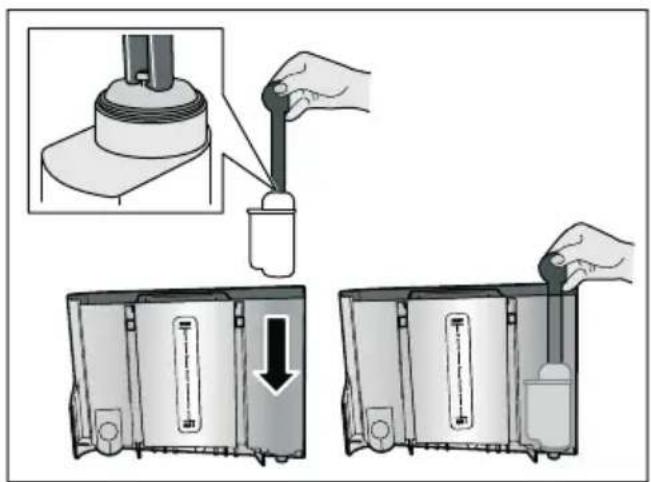 SIEMENS TI921509DE - Insérer ou renouveler un filtre à eau - 1