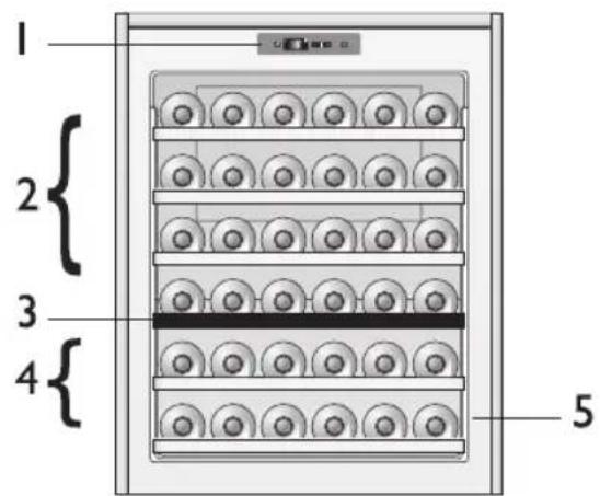 HOTPOINT HA6 WC711 0 - BESKRIVELSE AV APPARATET - 1