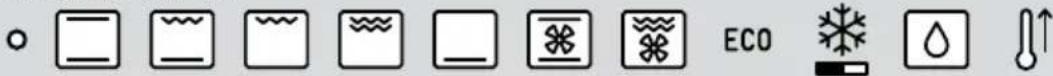 TEKA HSB 724 G - Function selector symbols - 5