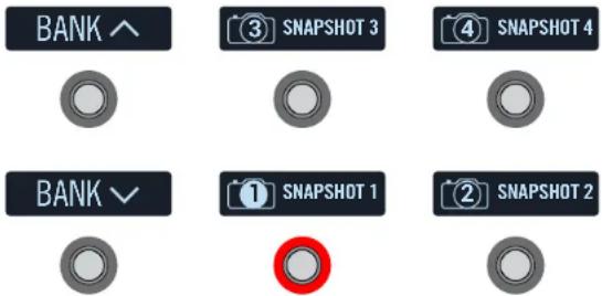 LINE 6 HX Effects - Utiliser des snapshots - 1