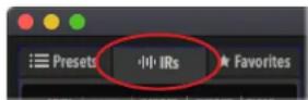 LINE 6 HX Effects - Charger des réponses impulsionnelles dans l'HX Effects - 1