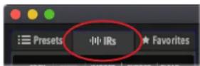LINE 6 Helix Control - Charger des réponses impulsionnelles dans l'Helix Rack - 1