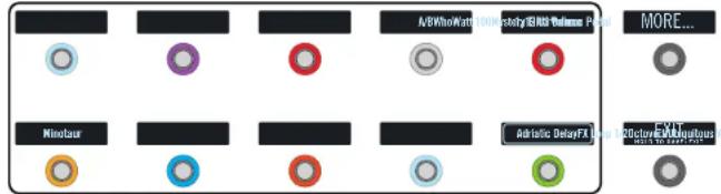LINE 6 Helix Control - Maintenez le commutateur 6 (MODE) enforcé deux secondes. - 1