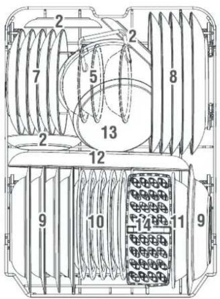 AYA ADW1002EWNE - Panier inférieur - 1