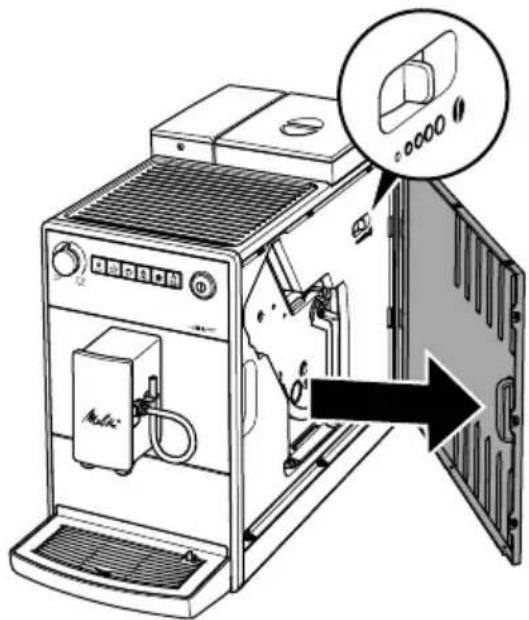 MELITTA Latticia OT - Réglage de la finesse de mouture - 1