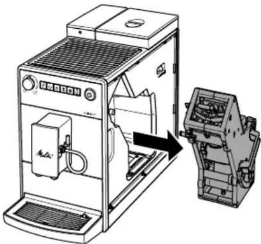 MELITTA Latticia OT - Rengøring af brygenheden - 2